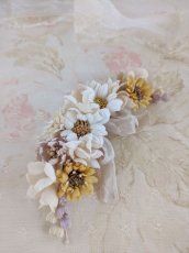 画像2: 布花　〜クレッセントリース〜 (2)