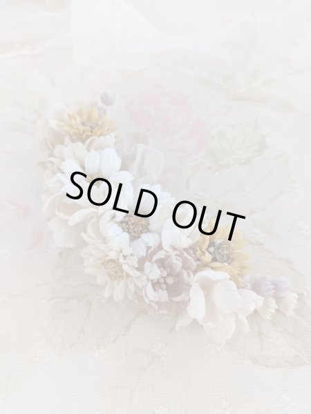 画像3: 布花　〜クレッセントリース〜 (3)