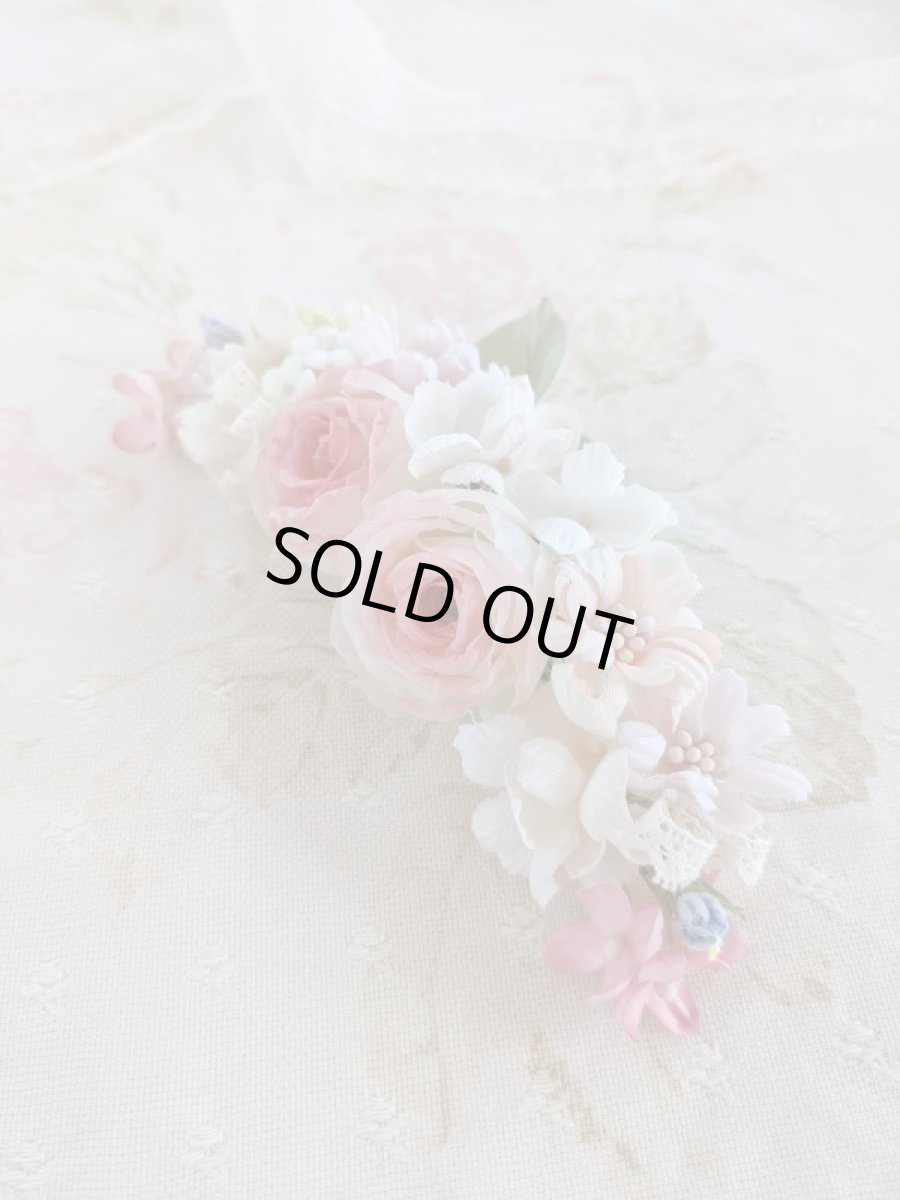 画像1: 布花　〜クレッセントリース〜 (1)