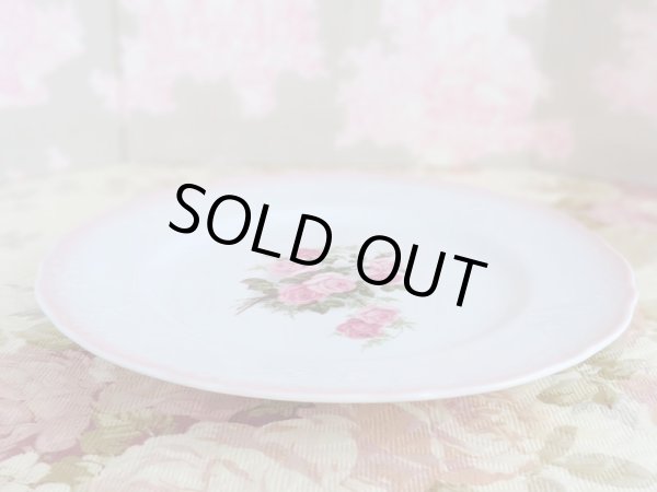 画像2: 薔薇柄のプレート (2)