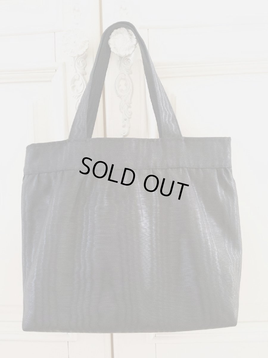 画像4: キラキラコサージュ付きモアレのバッグのキット (4)