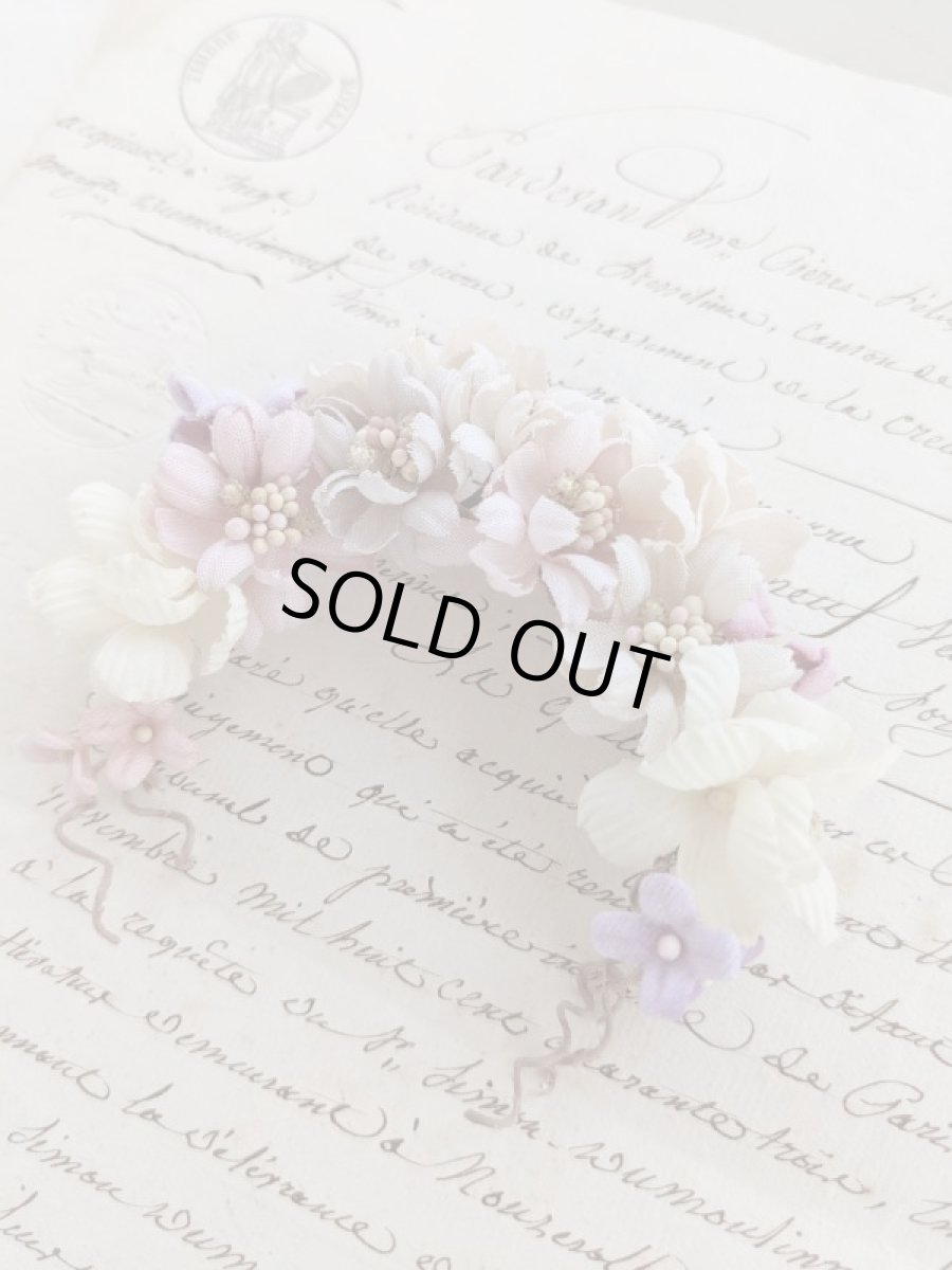 画像1: 布花　〜クレッセントリース〜 (1)