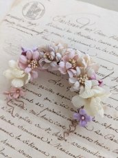 画像1: 布花　〜クレッセントリース〜 (1)