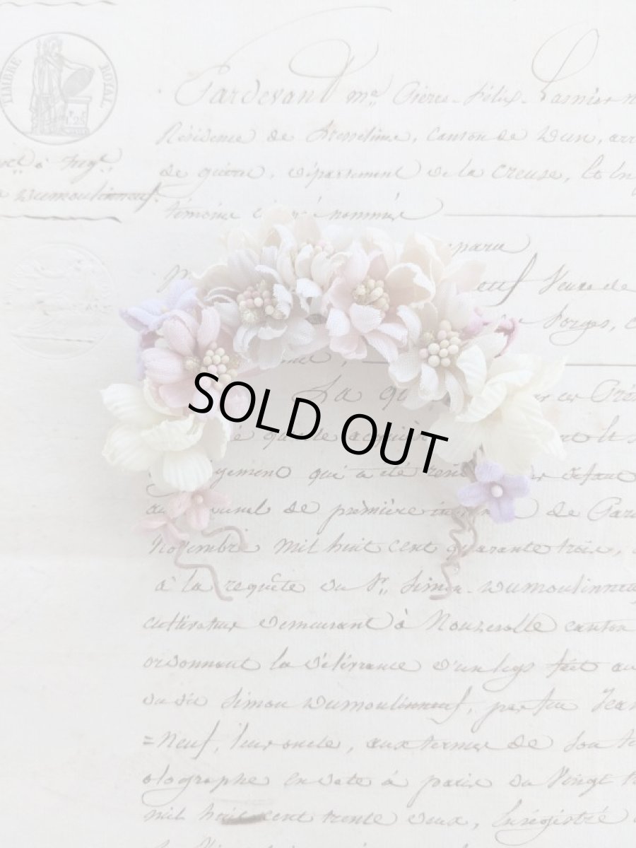 画像2: 布花　〜クレッセントリース〜 (2)