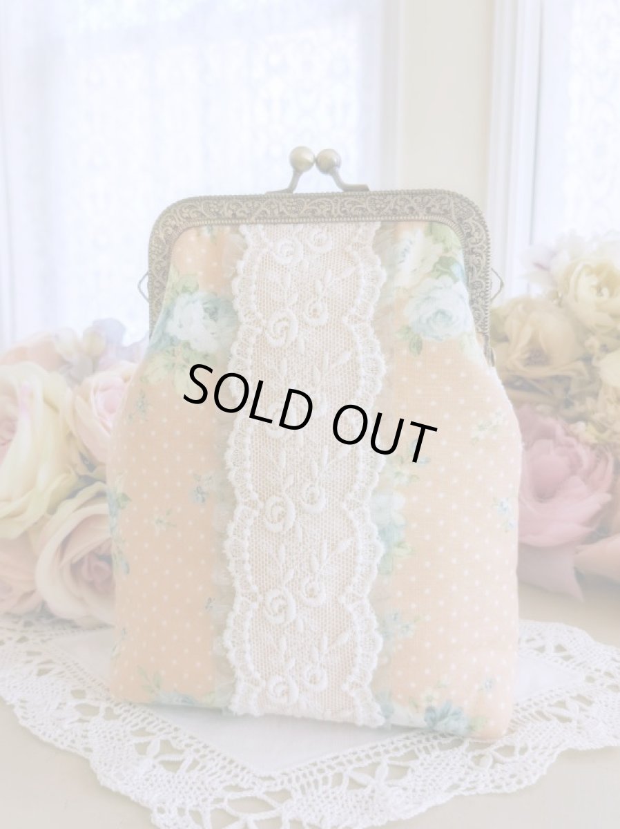 画像3: 【キットの完成品】ベアと女の子の口金ポーチ (3)