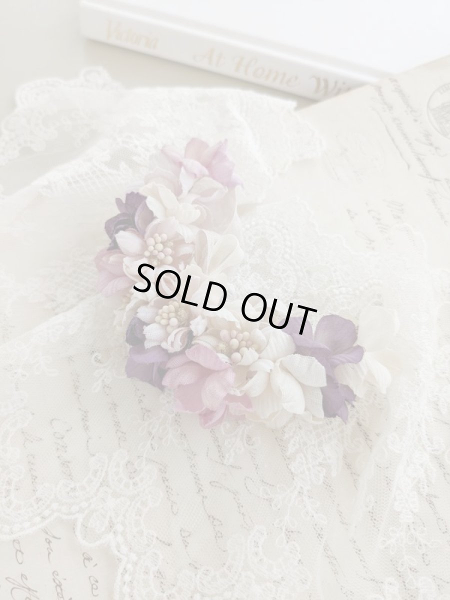 画像1: 布花　〜クレッセントリース〜 (1)