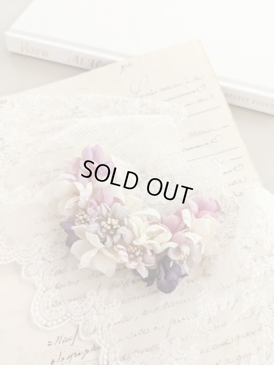 画像1: 布花　〜クレッセントリース〜 (1)