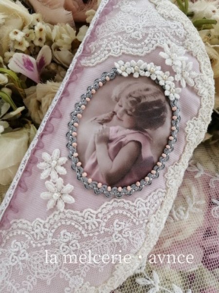 画像2: 【キット】小鳥と少女のポーチ (2)