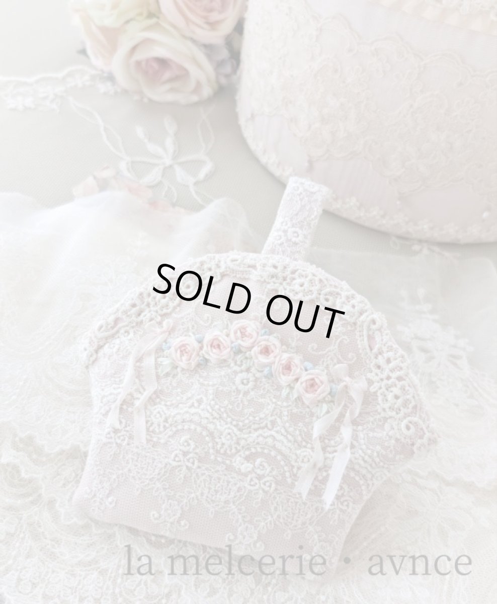 画像1: 再販【キット】ピンクリボンのバスケット (1)