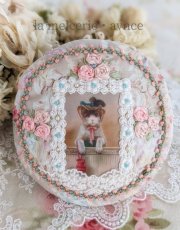 画像1: 【キット】ネコのまぁるいポーチ (1)