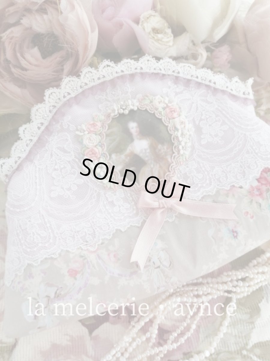 画像1: 【キットの完成品】ヴィクトリアなダブルリボンのポーチ (1)