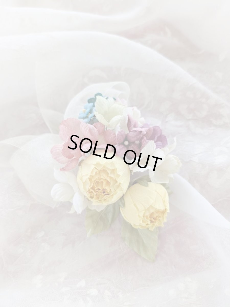 画像3: 布花　〜ビタミンカラーのブーケ〜 (3)