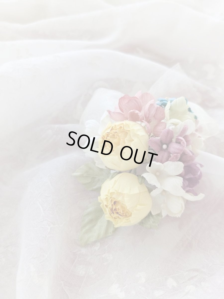 画像2: 布花　〜ビタミンカラーのブーケ〜 (2)