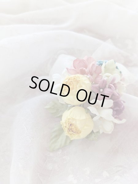 画像2: 布花　〜ビタミンカラーのブーケ〜 (2)