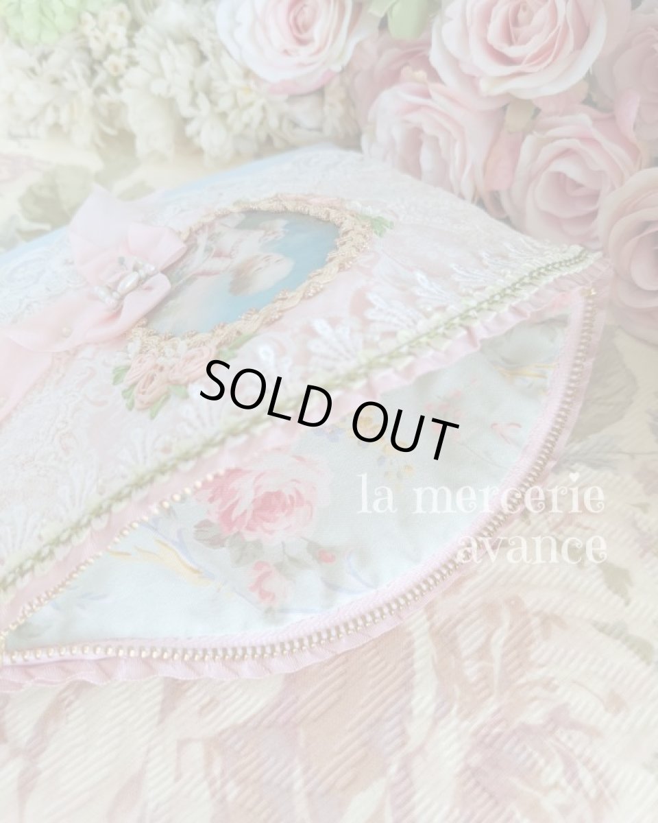 画像3: 【キットの完成品】砂糖菓子のようなパーツのポーチ (3)