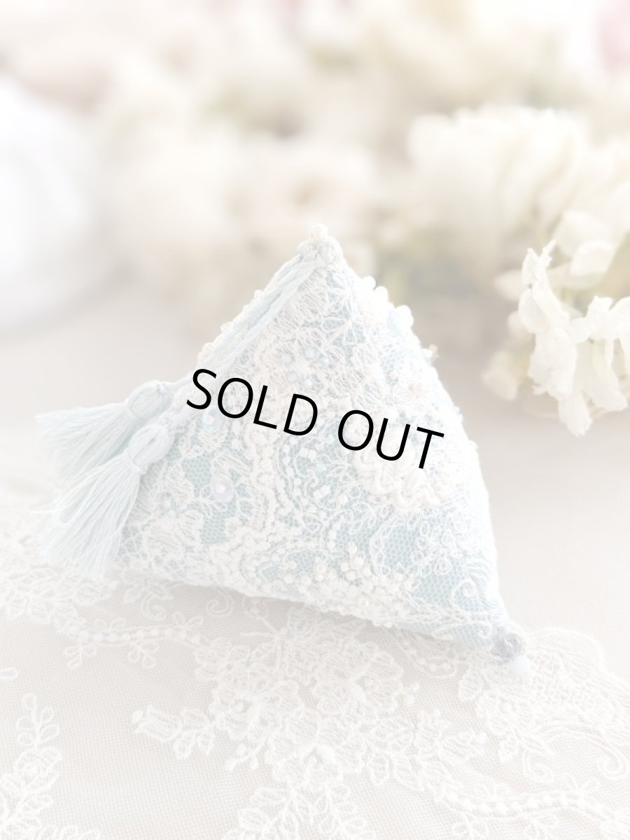 画像4: ピンクッションとハサミケース　オマケのハサミ付き　B　完成品　 (akiko) (4)