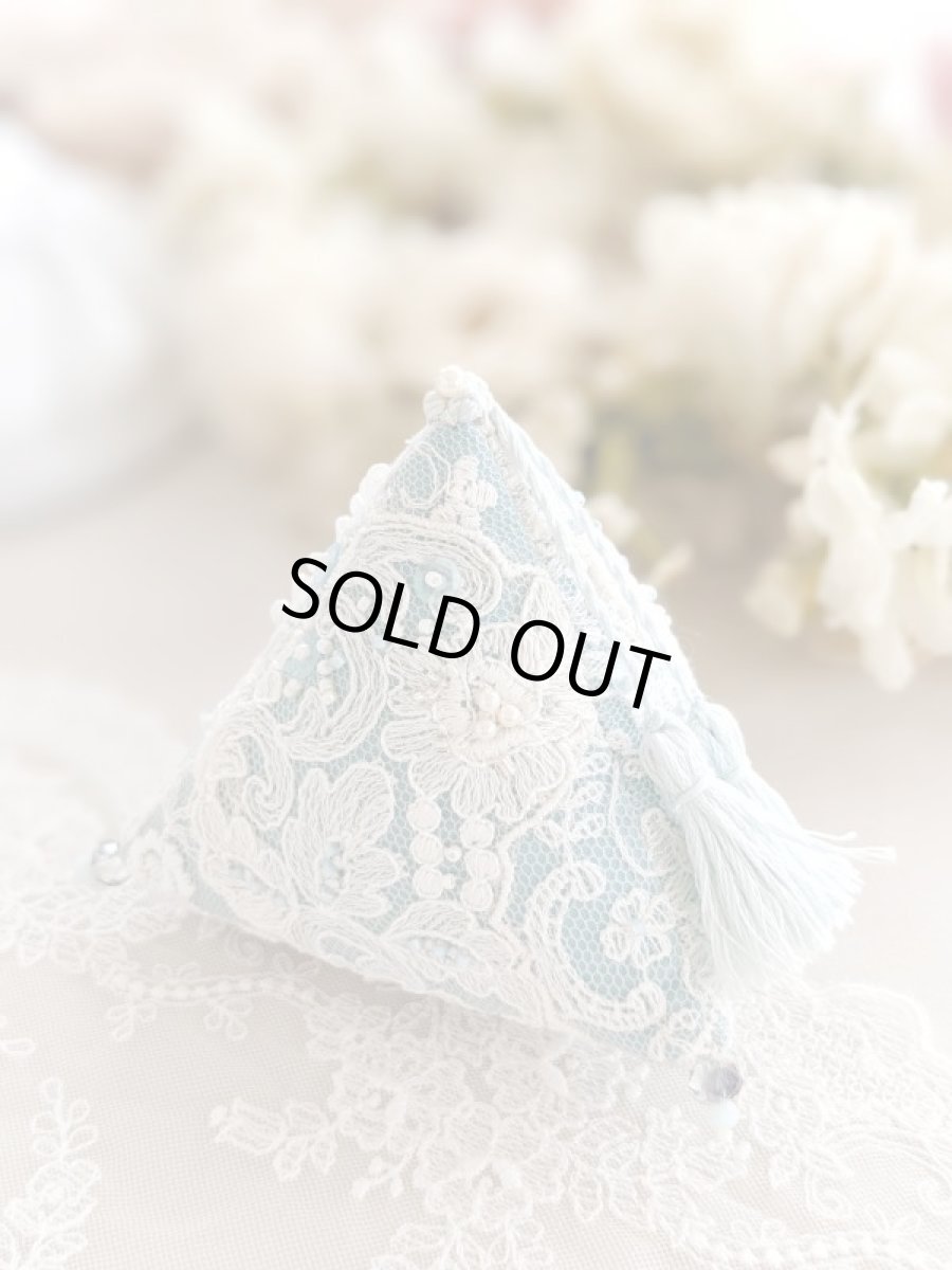 画像3: ピンクッションとハサミケース　オマケのハサミ付き　B　完成品　 (akiko) (3)