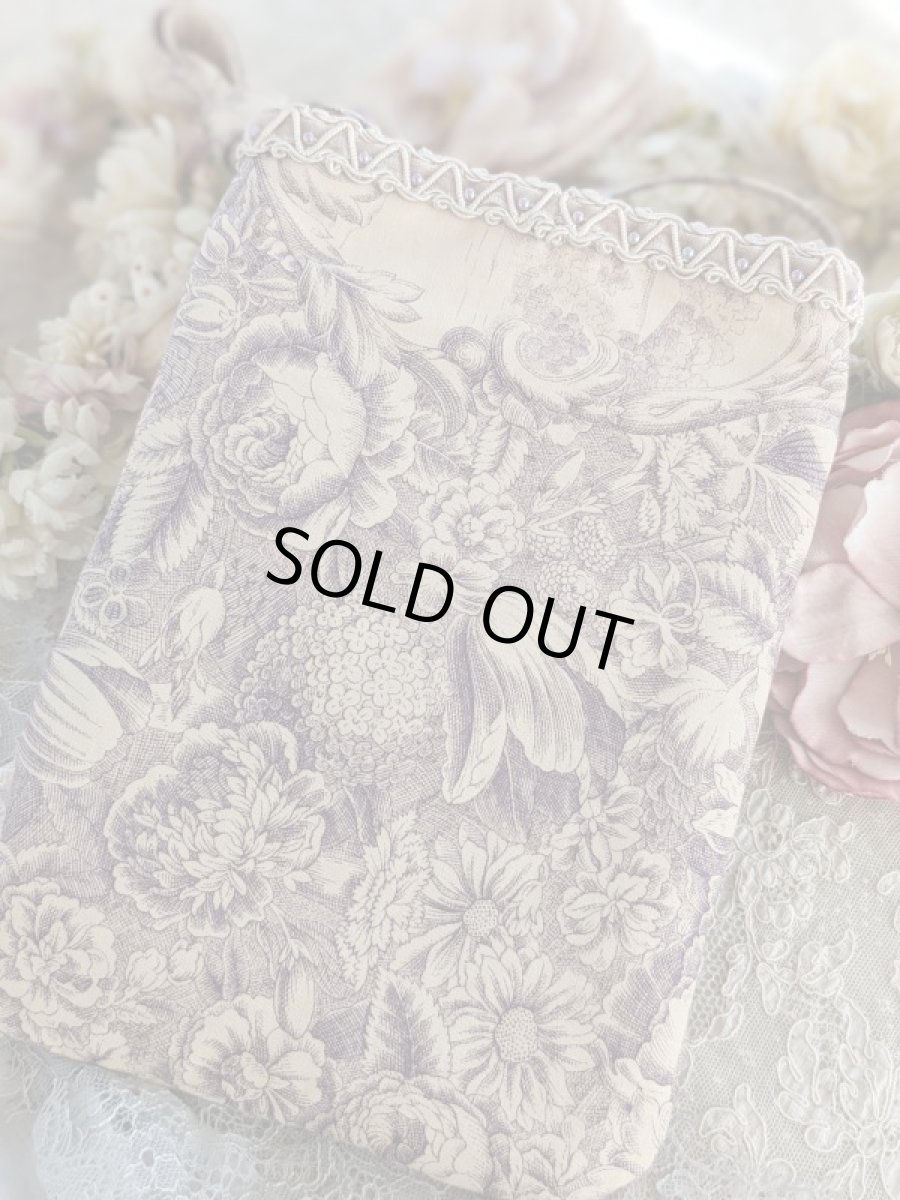 画像4: ヴィクトリアンなポーチ完成品　ブローチ付き　 (akiko) (4)