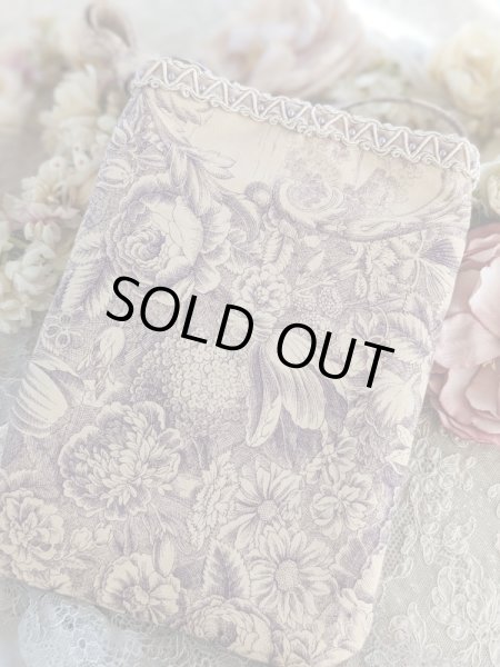 画像4: ヴィクトリアンなポーチ完成品 ブローチ付き  (akiko) (4)