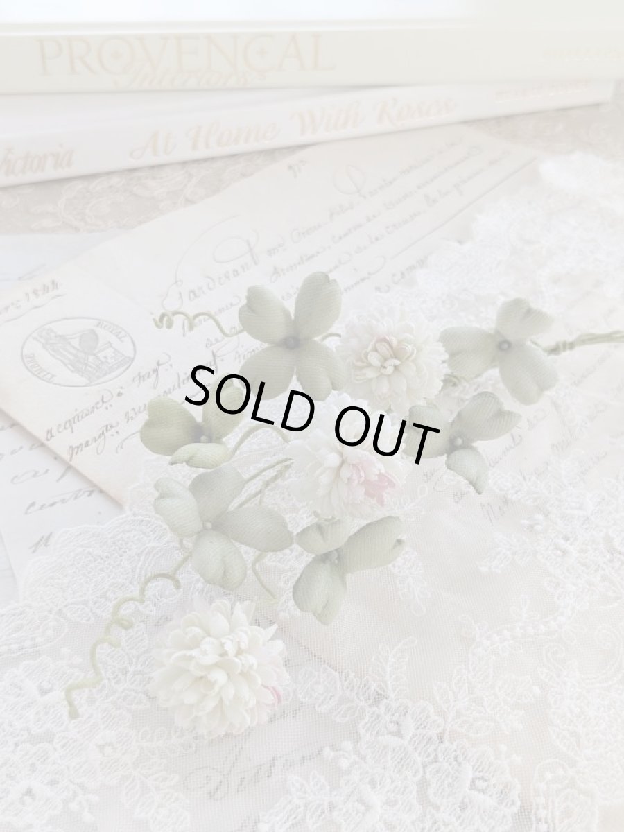 画像3: 布花　〜シロツメクサ〜 (3)