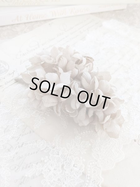 画像3: 布花　〜シックベージュの紫陽花のブーケ〜 (3)