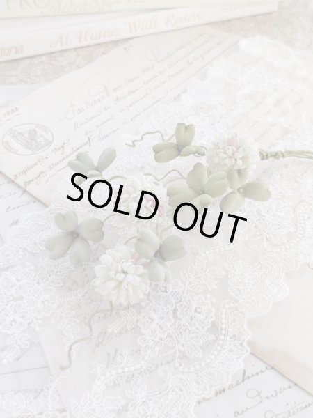 画像2: 布花　〜シロツメクサ〜 (2)