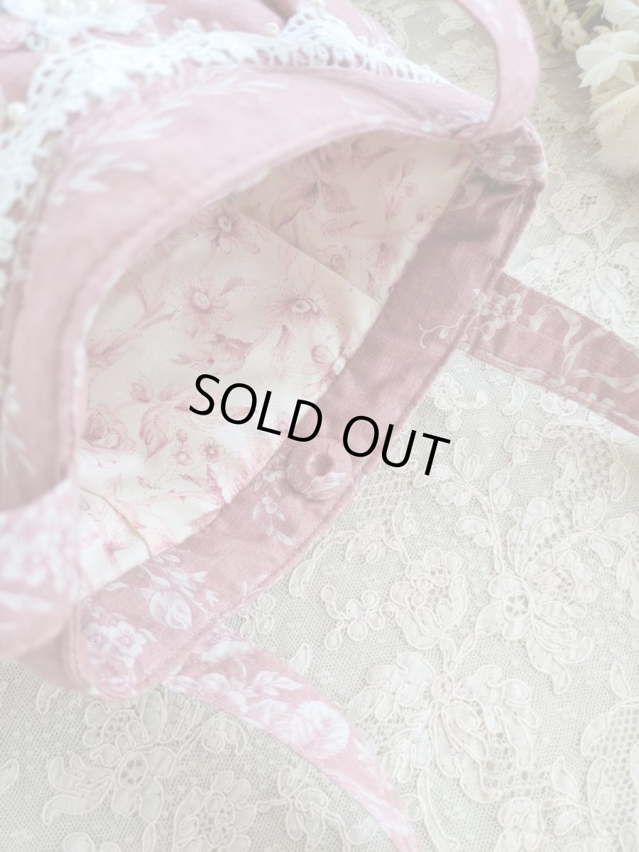 画像3: エレガントな薔薇柄のバッグ完成品（MISIHO)  (3)