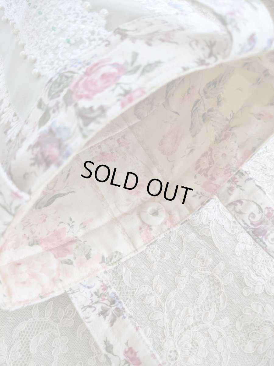 画像4: エレガントな薔薇柄のバッグ完成品（MISIHO)  (4)