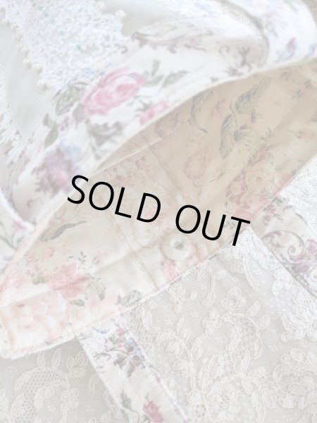 画像4: エレガントな薔薇柄のバッグ完成品（MISIHO)  (4)