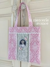 画像2: ダマスク模様のフォト少女のバッグ完成品（MISIHO)  (2)