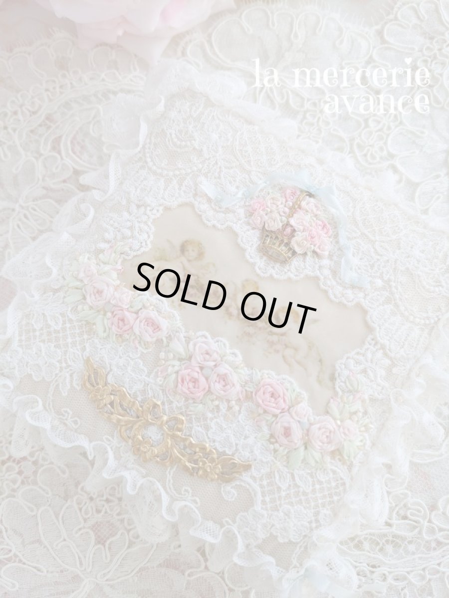 画像2: フランスレースたっぷりなヴィクトリアンBOX　A　 (akiko)　完成品 (2)