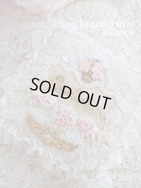 画像2: フランスレースたっぷりなヴィクトリアンBOX　A　 (akiko)　完成品 (2)