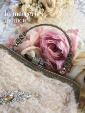 画像2: 【完成品】ジャーマンファブリックのキラキラ口金バッグ　 (akiko) (2)