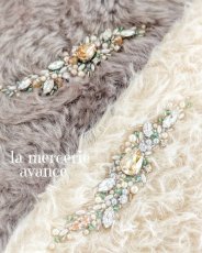 画像5: 【完成品】ジャーマンファブリックのキラキラ口金バッグ　 (akiko) (5)