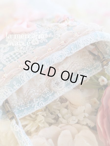 画像4: シルクリボンローズバスケットのスマホポーチ (akiko) (4)