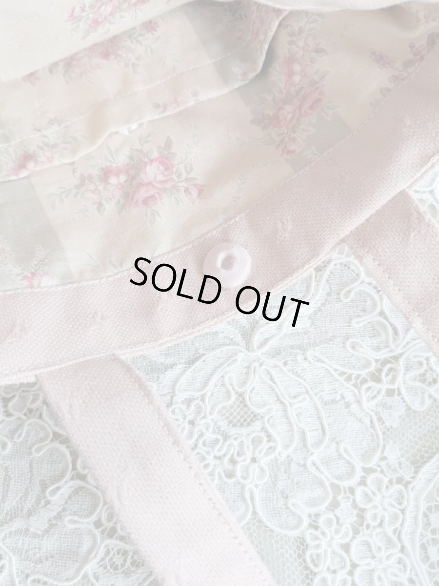 画像5: 蕾の地模様がエレガントなジャガード生地のバッグ完成品（MISIHO)  (5)