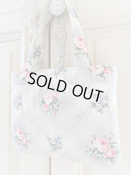 画像4: エレガントな薔薇柄のバッグ完成品（MISIHO)  (4)