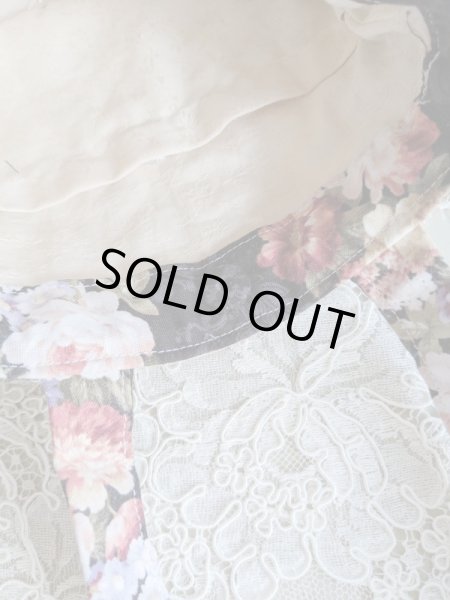 画像5: エレガントな薔薇柄のバッグ完成品（MISIHO)  (5)