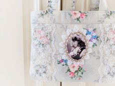 画像3: エレガントな薔薇柄のバッグ完成品（MISIHO)  (3)