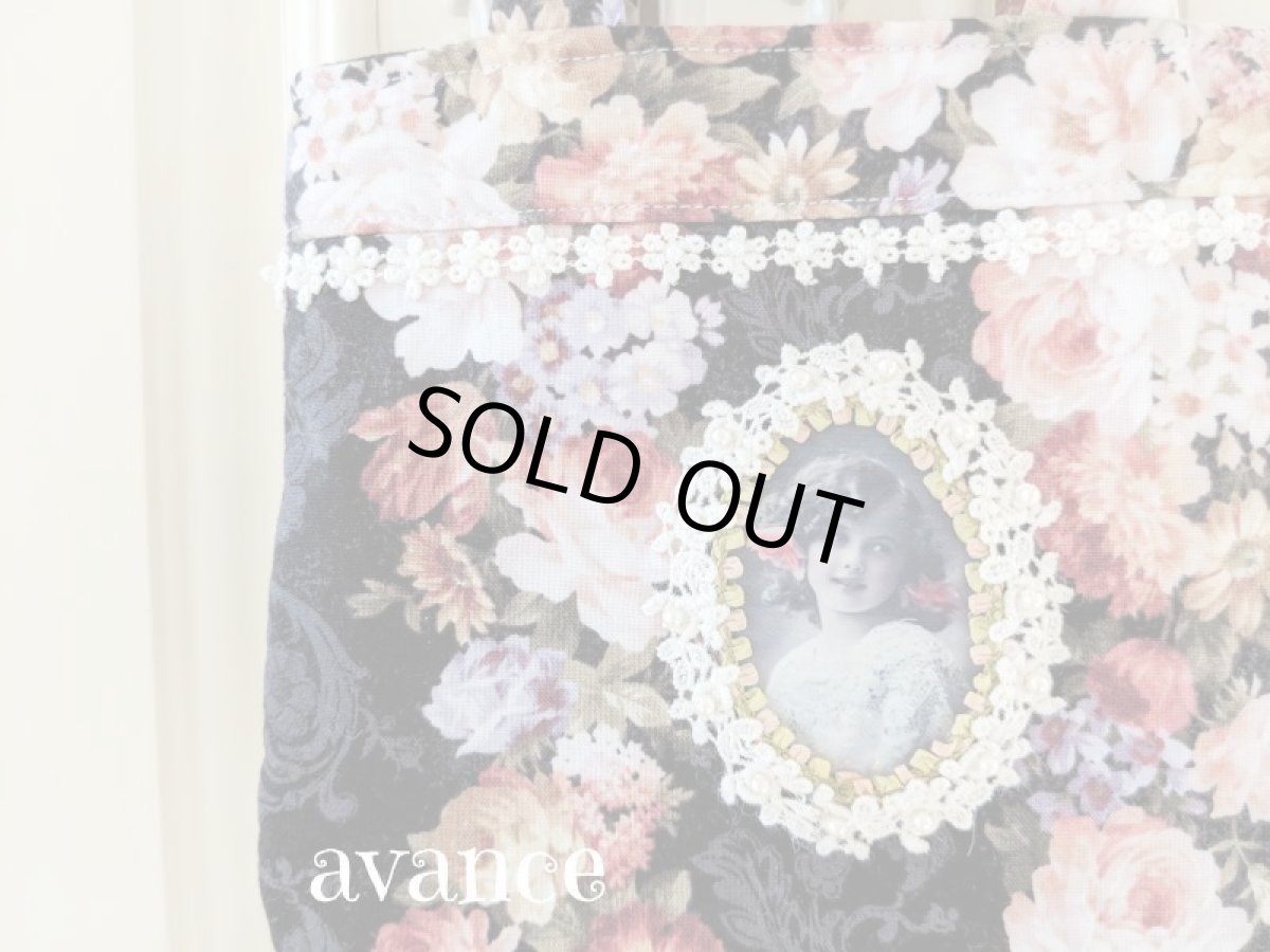 画像3: エレガントな薔薇柄のバッグ完成品（MISIHO)  (3)