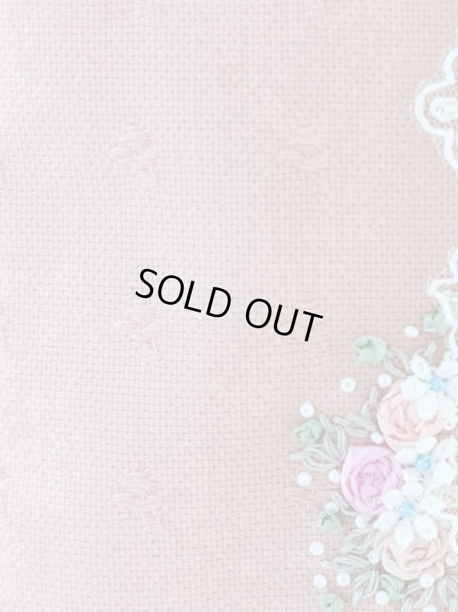 画像6: 蕾の地模様がエレガントなジャガード生地のバッグ完成品（MISIHO)  (6)