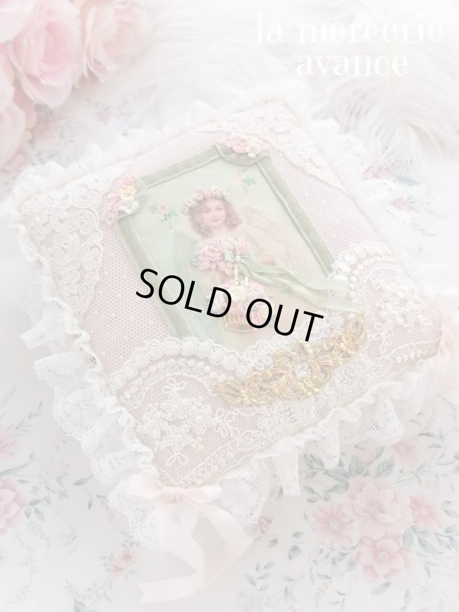 画像1: フランスレースたっぷりなヴィクトリアンBOX　　 (akiko)　完成品 (1)