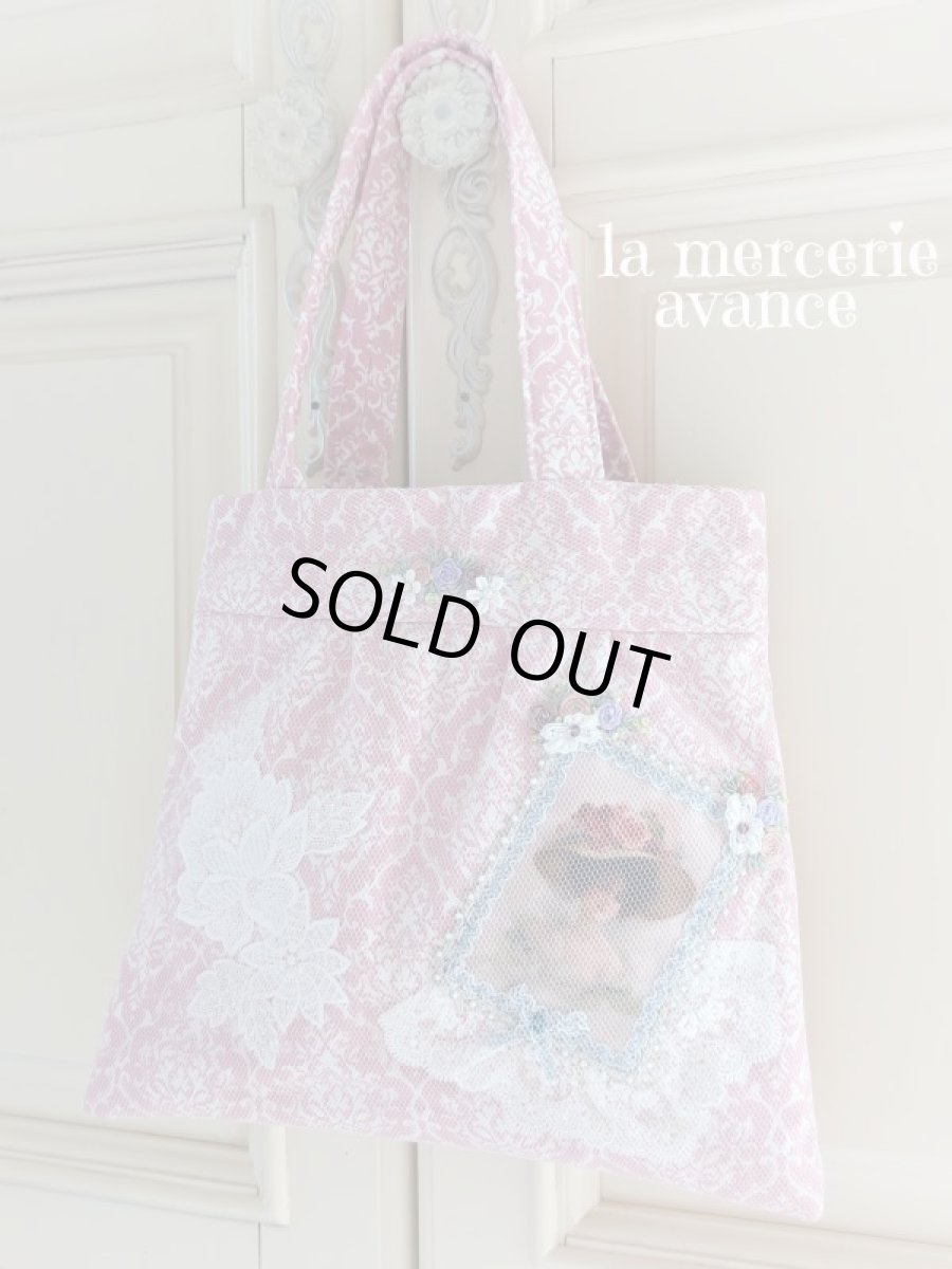 画像2: エレガントな薔薇柄のバッグ完成品（MISIHO)  (2)