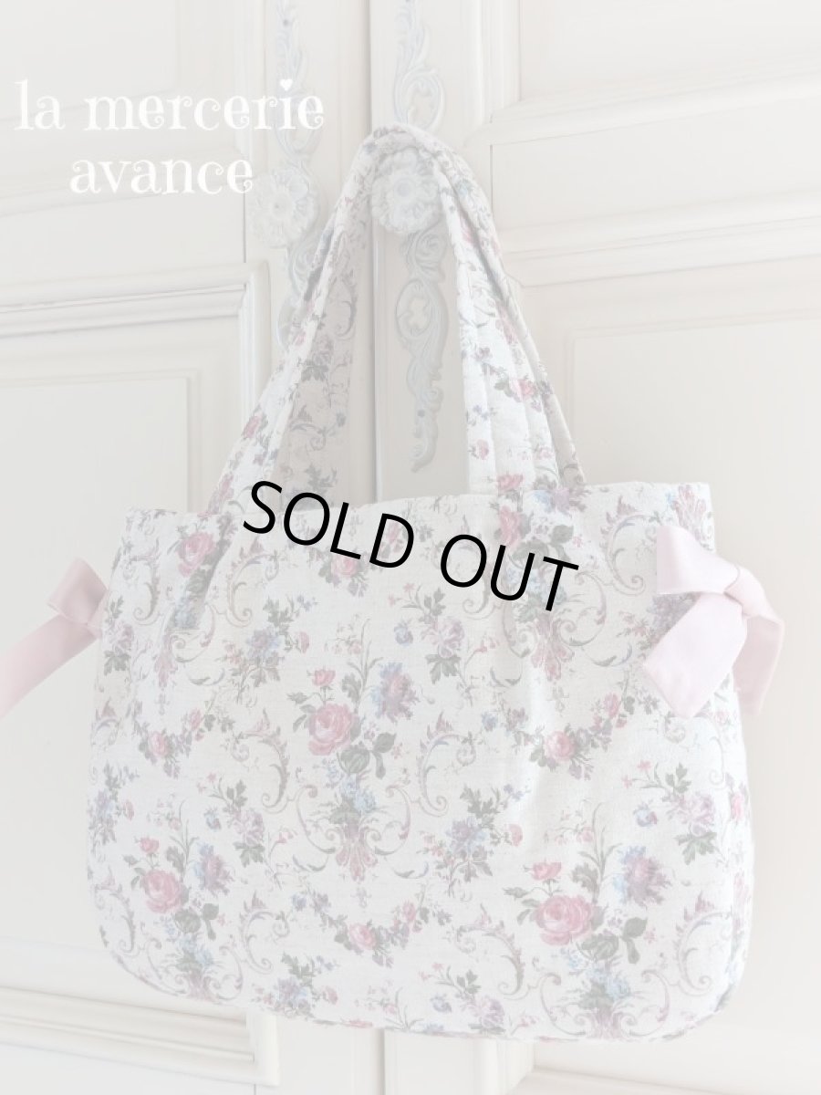 画像4: エレガントな薔薇柄のバッグ完成品（MISIHO)  (4)