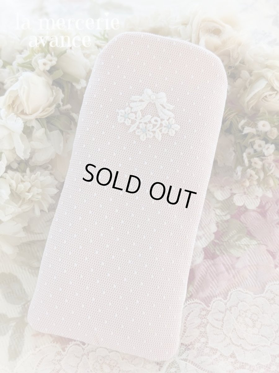 画像3: ピンクリボンのメガネポーチ (3)