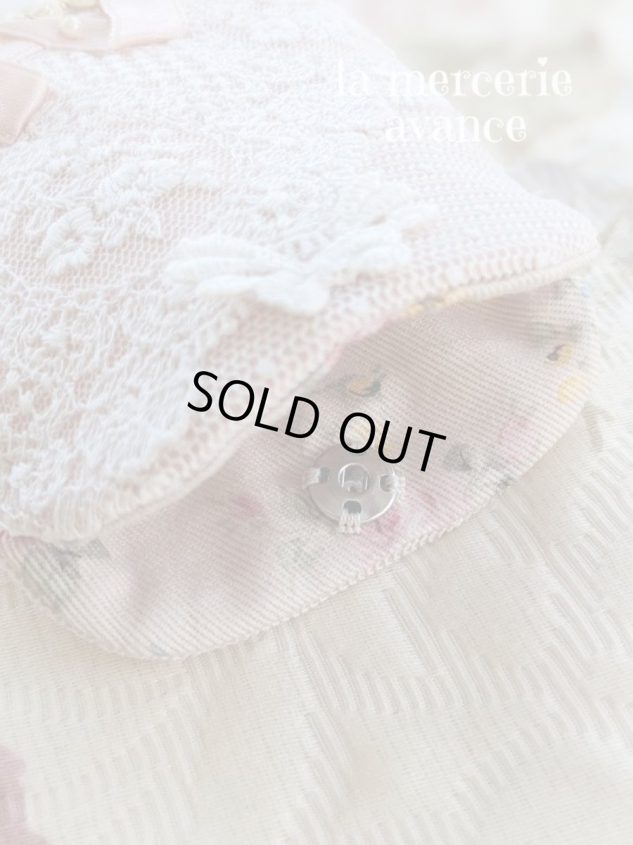 画像2: ピンクリボンのメガネポーチ (2)