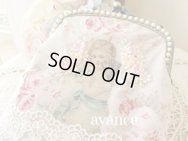 画像2: 扇の少女の口金ポーチのキット (2)