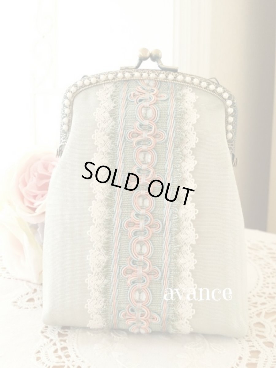 画像3: 扇の少女の口金ポーチのキット (3)