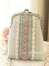 画像3: 扇の少女の口金ポーチのキット (3)