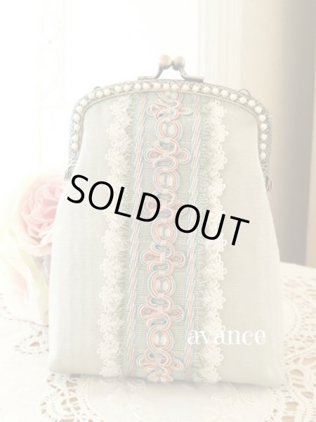 画像3: 扇の少女の口金ポーチのキット (3)